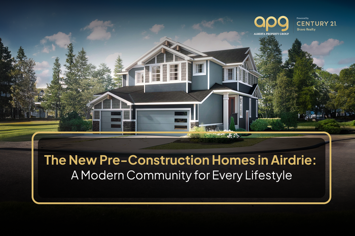New Pre Construction Homes in Airdrie, Alberta