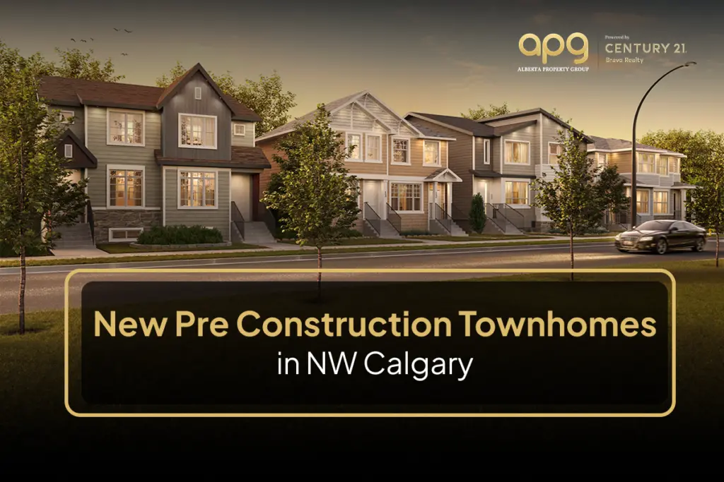 Pre Construction Townhomes in Northwest Calgary