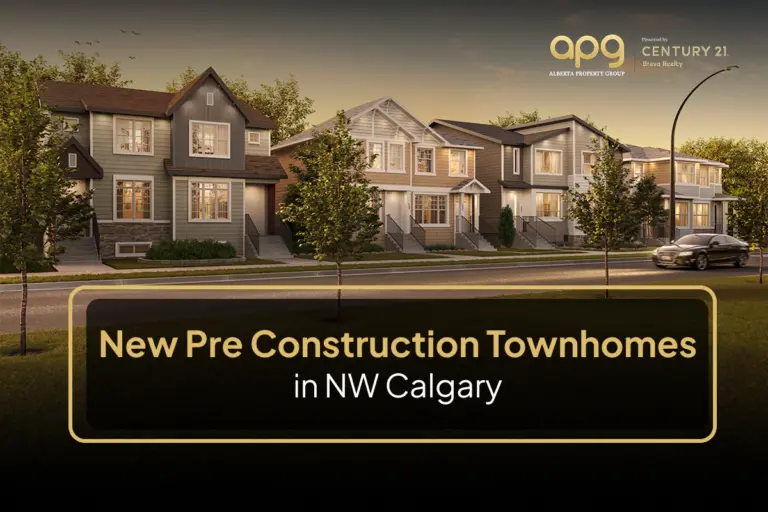 Pre Construction Townhomes in Northwest Calgary