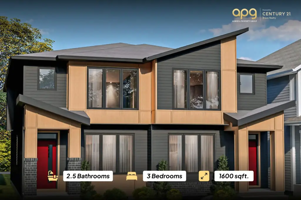 Modern Duplex Quick Possession Home in Calgary Northeast