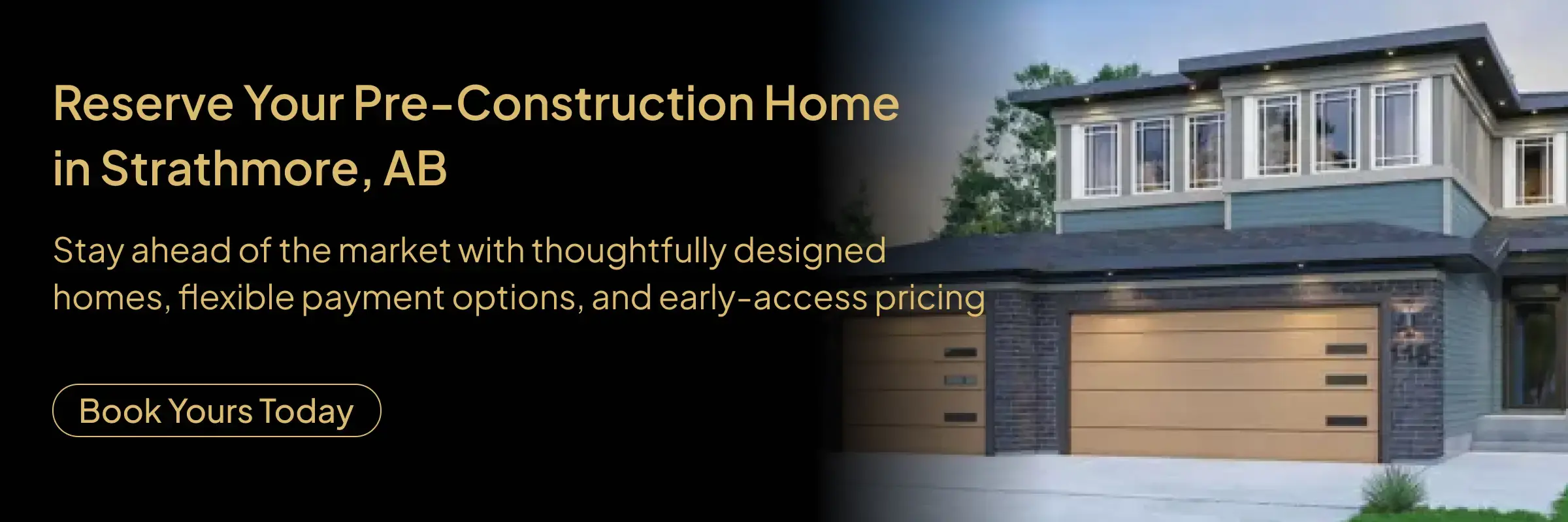 pre construction townhomes in Strathmore