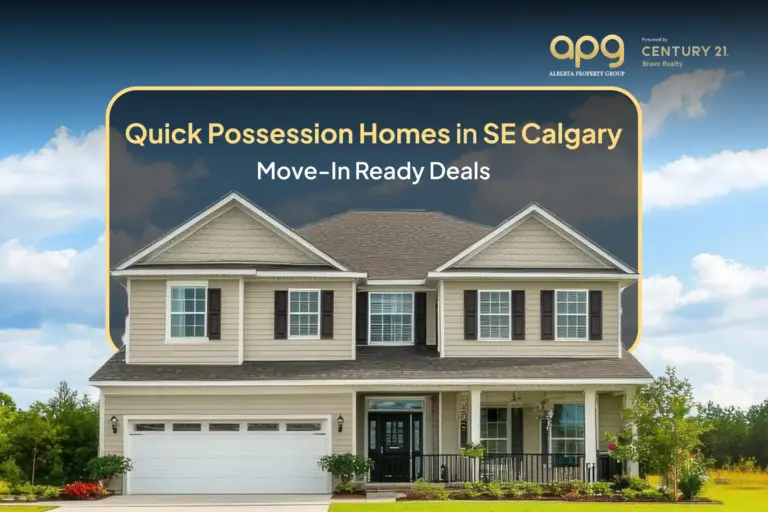 Quick Possession Homes in SE Calgary - Move-In Ready Deals