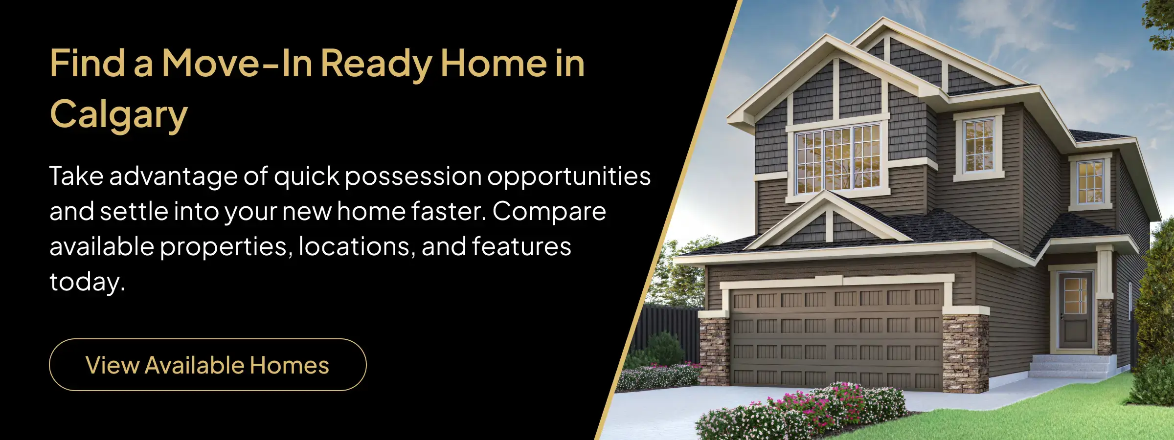 affordable quick possession homes for sale in Calgary